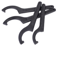 Clé à molette universelle en acier au carbone de qualité industrielle 135-145 mm, outil de réglage, amortisseur de choc pour moto