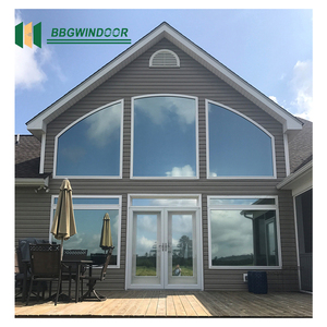 Lukliving fenêtres fixes en aluminium de haute qualité impact d'ouragan grand mur de fenêtre en verre avec stores entre <span class=keywords><strong>le</strong></span> verre - Product Image 4