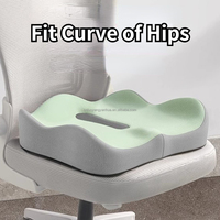 Coussins de siège en mousse à mémoire de forme confortables pour une longue assise, avec logo personnalisé, pour soulager la pression du coccyx, de la sciatique et du dos