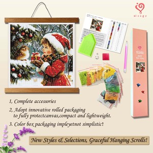 Kits de peinture au diamant personnalisés de qualité supérieure pour l'art original, ensemble de peinture sur toile OEM ODM - Product Image 5