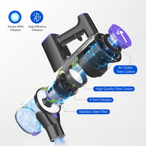 <span class=keywords><strong>Aspirateur</strong></span> vertical <span class=keywords><strong>sans</strong></span> <span class=keywords><strong>fil</strong></span> Teendow P11 PRO pour l'entretien des sols, nettoyeur à sec, idéal pour la maison et l'usine - Product Image 6