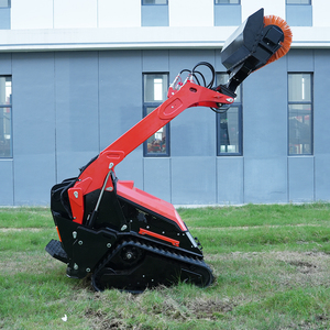 Mini-chargeuse compacte hydraulique V1000 multifonctionnelle pour jardin et ferme, livraison gratuite - Product Image 1