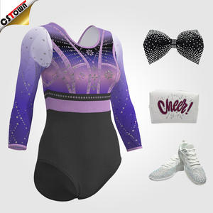 2025 новый дизайн художественная гимнастика на заказ Бесплатные гимнастические трико - Product Image 4