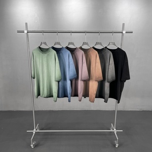 เสื้อยืดคอตตอนเนื้อหนัก 275GSM ทรงบ็อกซี่ โอเวอร์ไซส์ ลุควินเทจ ซักแล้ว สำหรับผู้ชาย ขายส่ง - Product Image 3