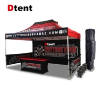 Tente de réception publicitaire personnalisée 10x15 avec logo, pour événements extérieurs, en aluminium, type chapiteau, gazebo, auvent, tente pop-up 10x10 pour salon professionnel