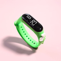 Montre-bracelet en Silicone pour enfants, numérique, LED, tactile, de dessin animé, bon marché, personnalisée, pour garçons et filles, promo, à la mode