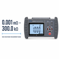 Testeur numérique intelligent de résistance d'isolement DC, haute précision, précision de 0,1%, protection IP67, affichage rétroéclairé, 2500mAh