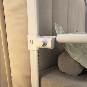 Nouveau design de garde-corps de sécurité pour bébé, balancelle extra longue, couvre-lit pour enfants, barrière de protection, logo coloré personnalisable, Belu - Product Image 5