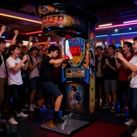 Machine de jeu d'arcade à monnayeur pour boxe, basketball de rue et boxe, avec prise US et prise en charge de la langue anglaise