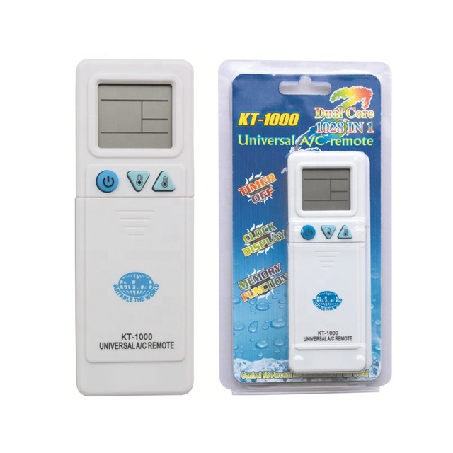 KT-1000 Universal Air Conditioner Remote Control / White 3+ Keys Remote Controller