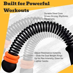 Corde de combat sans corde pour entraînement à domicile, silencieuse et facile à transporter, pour sculpter tout le corps, avec <span class=keywords><strong>poids</strong></span> réglables - Product Image 3
