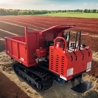 Vente chaude 2ton/3ton/4ton/6ton/8ton 750kg Petit Camion Transporteur Sur Chenilles Haute Performance Mini Dumper