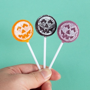 Haolaiwu Piruletas de caramelo duro con forma de calabaza de Halloween en bolsa, venta al por mayor a granel - Product Image 3