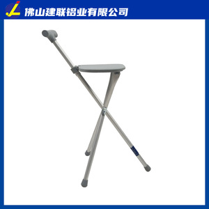 Bastón Plegable de Aleación de Aluminio Foshan con Asiento, Ayuda Multifuncional para Caminar para Personas Mayores, Bastón de Senderismo - Product Image 3