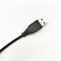Producción de fábrica USB 2,0 A macho a Mini 5 pines Cable de carga de datos USB para cámara y grabadora de tráfico