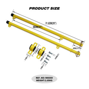 Soporte de montaje de pancarta de señal de carga de gran tamaño Universal de acero duradero soporte de carga de advertencia de cama plana y soporte - Product Image 2