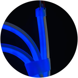 Özelleştirmek 10x10mm Led Neon Rgb sihirli DC24V saf silikon Rgbic Led Neon halat dijital programlama Led Rgb Neon dekorasyon için - Product Image 6