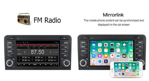 7 pouces <span class=keywords><strong>Double</strong></span> <span class=keywords><strong>Din</strong></span> Android11 autoradio stéréo lecteur vidéo DVD pour <span class=keywords><strong>Audi</strong></span> <span class=keywords><strong>A3</strong></span> avec lecteur multimédia BT Navigation GPS - Product Image 2