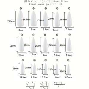 30 pièces/boîte oeil de chat rouge couleur unie <span class=keywords><strong>Halloween</strong></span> <span class=keywords><strong>faux</strong></span> <span class=keywords><strong>ongles</strong></span> pointe givrée presse sur les <span class=keywords><strong>ongles</strong></span> couverture brillante <span class=keywords><strong>faux</strong></span> <span class=keywords><strong>ongles</strong></span> artificiels - Product Image 6