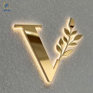 Letrero LED Personalizado para Exteriores e Interiores, Letrero 3D con Retroiluminación LED para Tiendas, Negocios, Letrero con Letras 3D LED para Empresa, <span class=keywords><strong>Boutique</strong></span>, Pared - Product Image 5