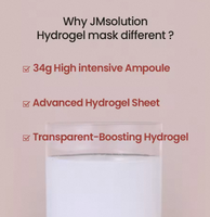Masque facial en coton bio-collagène PDRN JMSOLUTION fabriqué en Corée, anti-rides, anti-âge, liftant, hydratant