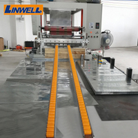 Machine de fabrication de panneaux sandwich en nid d'abeille d'aluminium 800x800mm, épaisseur 50mm, panneau lumineux LED en nid d'abeille d'aluminium