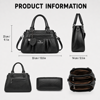 Sacs à main de luxe pour femmes, sac de créateur en cuir PU texturé plissé avec breloque cœur, sac à main tendance pour femmes, vente en gros OEM ODM 20 pièces