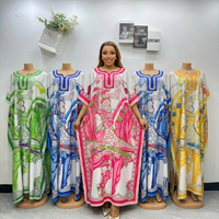 Nouvelle Collection 2025 – Robe Longue Africaine Chic Grande Taille pour Femme, Imprimé Diamant, Dentelle, Polyester Anti-Plis, Idéale Soirées et Cérémonies