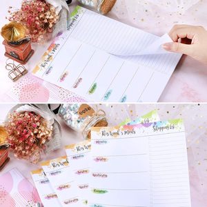 Theo dõi kế hoạch thói quen danh sách lập kế hoạch hàng tuần cho danh sách kiểm tra mục tiêu nhiệm vụ trường học tổ chức Sổ ghi chép hàng tuần với lịch trình hàng ngày - Product Image 1