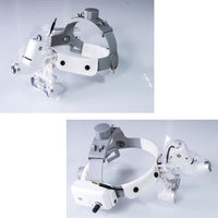 Portable LED Headlight Dental Surgical Loupes / Medical Loupes Dental Magnifying Glasses 3.5X Magnification Magnifier