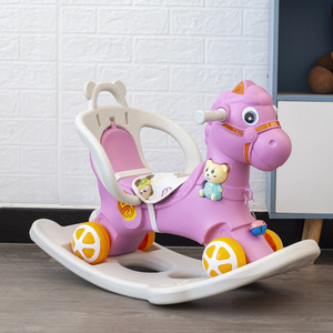 Venta Directa de Fábrica Último Diseño Popular Caballo Balancín de Troya para Niños Regalo de Primer Cumpleaños para Bebé Caballo Balancín - Product Image 2