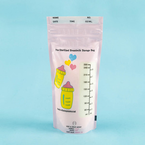 ถุงเก็บน้ำนมแม่แบบใช้แล้วทิ้งขนาด 120 มล. พร้อมฝาปิดสำหรับเด็กทารก - Product Image 2