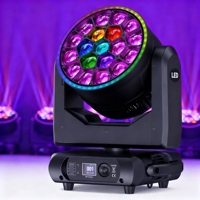 Luz de Escenario de Alta Potencia 800W 100-240V con 19 LEDs RGBW de 40W, Efecto de Tira, DMX512 Maestro-Esclavo para Eventos y Teatro