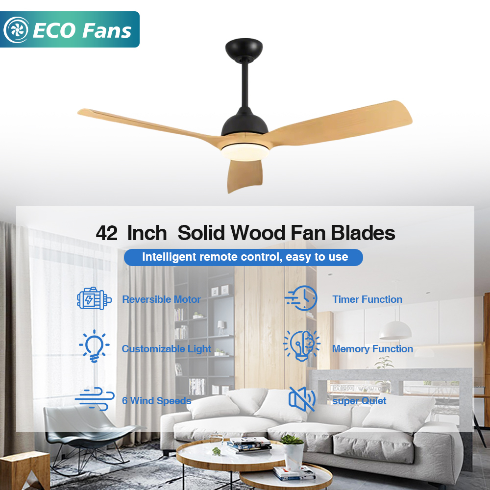 ECO Energy Saving Outdoor Ceiling Fan for Bedroom Living Room and Hotel Project