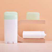Contenant vide de luxe en plastique pour stick déodorant et crème, emballage cosmétique finition mate, recyclable, avec logo personnalisé, ouverture facile