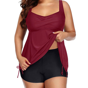 Costume da Bagno Due Pezzi Sexy per Donna, Abito da Spiaggia Verde Taglie Forti, Vendita Calda a Singapore - Product Image 5