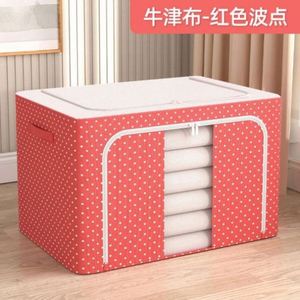 Caja de tela plegable impermeable transparente para almacenamiento en el hogar, diseño moderno para baño, comedor, sala de estar, dormitorio u oficina. - Product Image 2