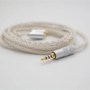 Cable de audio balanceado de 8 hilos de cobre plateado de alta gama de 2,5 mm, cable para auriculares MMCX con interfaces Im A2dc - Product Image 1