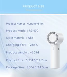 Rechargeable turbo <b>fan</b> led display usb-c high speed 10000+ rpm handheld <b>fan</b> rechargeableportable <b>mini</b> <b>fan</b> digital display type-c - Product Image 6