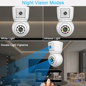 Icsee E27 ống kính kép đầy đủ màu sắc IP PTZ bóng đèn <span class=keywords><strong>camera</strong></span> hai chiều ứng dụng âm thanh điều khiển từ xa nhà thông minh <span class=keywords><strong>Camera</strong></span> an ninh không dây - Product Image 4