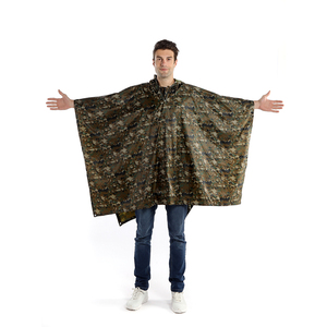 Poncho Impermeabile Personalizzato con Stampa, Giacca Antipioggia Resistente con Cappuccio per Viaggi, Escursioni e Attività all'Aperto - Product Image 5