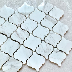 Design del bagno delle mattonelle di <span class=keywords><strong>mosaico</strong></span> della lanterna di migliore qualità, <span class=keywords><strong>mosaico</strong></span> delle mattonelle della parete esterna della lanterna bianca - Product Image 6