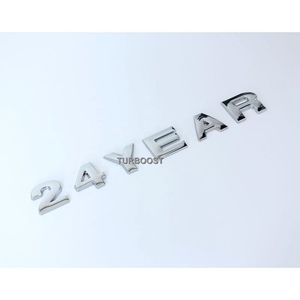Pegatinas personalizadas para coche con letras 3D de 2024 años - Product Image 5