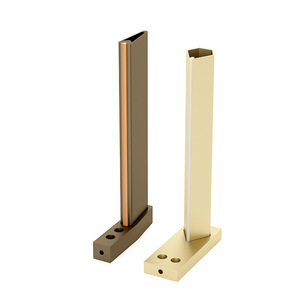 Tringle de penderie rectangulaire en alliage d'aluminium à fixation murale pour séchoirs à vêtements - Product Image 1