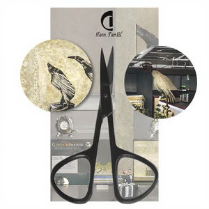 Ciseaux à cuticules en acier inoxydable, droits et pointus, coupe-ongles, petites cisailles, poignée en acier pour droitiers, 2026 - Product Image 3