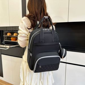 3Pcs Mommy <b>Backpack</b> Insulated Bag Set Simple Plain Color Baby Diaper <b>Backpack</b> Lightweight Maternity Bags - Product Image 6