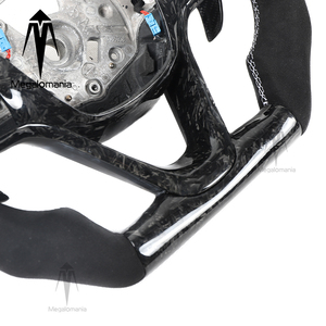 Volante in Fibra di Carbonio Forgiata Personalizzato con LED e Alcantara per <span class=keywords><strong>BMW</strong></span> I8 <span class=keywords><strong>I3</strong></span>, Plug & Play, Montaggio Diretto, Stile Racing - Product Image 4
