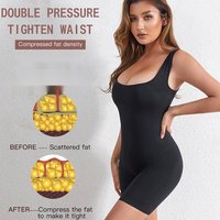 Body gainant sans couture taille haute pour femme, contrôle du ventre post-partum, effet push-up fessier, maintien ferme, S-4XL