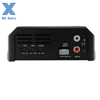 Mini amplificateur de classe D 400W*1CH avec crossovers et égaliseurs, système audio de voiture de style brésilien en fonte, mono