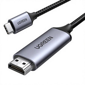 Câble <span class=keywords><strong>USB</strong></span> C vers <span class=keywords><strong>HDMI</strong></span> UGREEN (4K60Hz) 1m 1,5m 2m Adaptateur Type C vers <span class=keywords><strong>HDMI</strong></span> Thunderbolt 4/3 vers <span class=keywords><strong>HDMI</strong></span> pour la maison, le bureau, <span class=keywords><strong>MacBook</strong></span> Pro <span class=keywords><strong>Air</strong></span> - Product Image 1